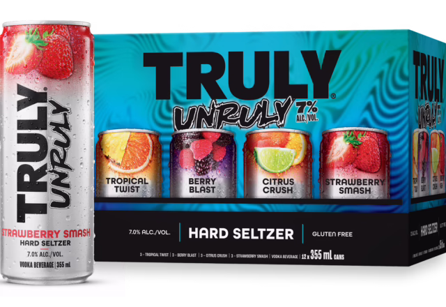 Caisse d'assortiment Truly Unruly Hard Seltzer, 7 % alc./vol.